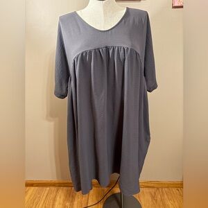 Women's Gray swing dress